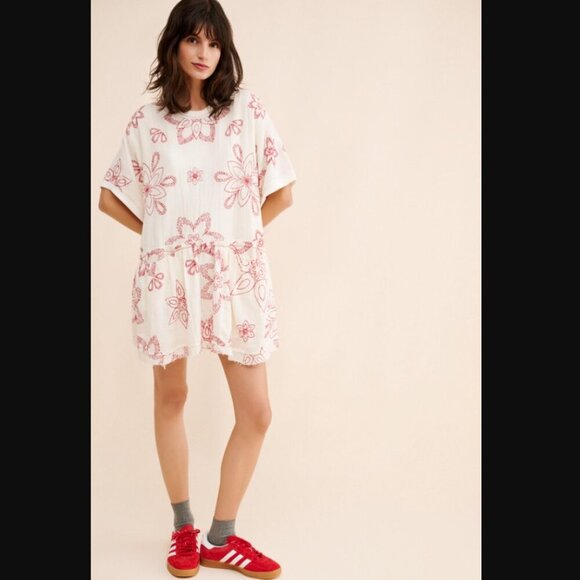 Free People Picking Petals Mini Dress - Picture 1 of 9